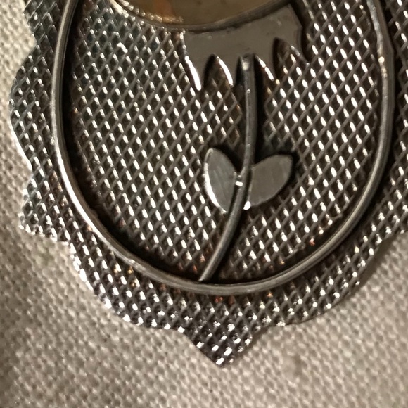 Sterling 925 silver golden rutile stone handmade artisan pendant jewelry gift - Picture 7 of 7